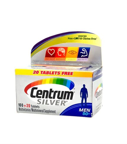 Centrum Silver For Men 50+ 100+20 Tablets