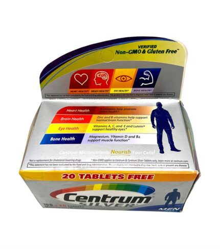 Centrum Silver For Men 50+ 100+20 Tablets